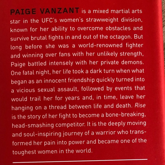 RISE Surviving the Fight of My Life -Paige Vanzant - Picture 7 of 12